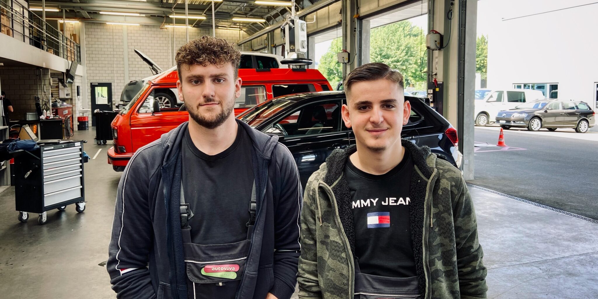 Mirco und Tefik Lehrabschluss